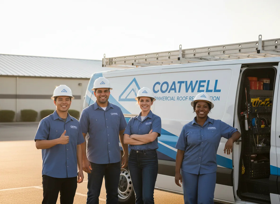 Commercial roof coating company in Drakesville, IA